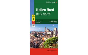 Straßenkarten Italien Italien Nord, Straßenkarte 1:500.000, freytag & berndt KOMPASS freytag & berndt