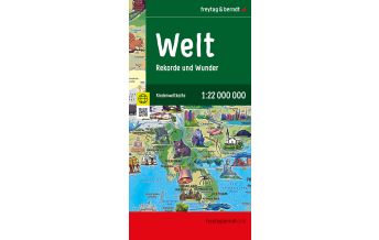World Maps Weltkarte für Kinder, 1:22.000.000, gefaltet, freytag & berndt KOMPASS freytag & berndt