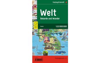 Weltkarten Weltkarte für Kinder, 1:20.000.000, Poster, freytag & berndt KOMPASS freytag & berndt