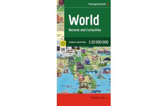 Road Maps World Map for Children, 1:22.000.000, folded, freytag & berndt KOMPASS freytag & berndt
