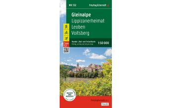 Wanderkarten Steiermark Gleinalpe, Wander-, Rad- und Freizeitkarte 1:50.000, freytag & berndt, WK 132 KOMPASS freytag & berndt