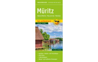 Hiking Maps Mecklenburg-Vorpommern Müritz, Rad- und Wanderkarte 1:50.000, Publicpress KOMPASS freytag & berndt