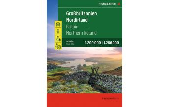 Road Maps United Kingdom Großbritannien - Nordirland, Autoatlas 1:200.000 - 1:266.000, freytag & berndt KOMPASS freytag & berndt