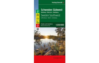 Road Maps Sweden Schweden Südwest, Straßen- und Freizeitkarte 1:250.000, freytag & berndt KOMPASS freytag & berndt