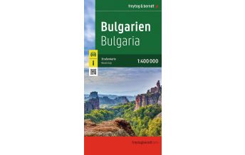 Road Maps Bulgaria Bulgarien, Autokarte 1:400.000, freytag & berndt KOMPASS freytag & berndt