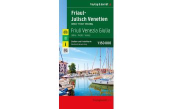 Straßenkarten Italien Friaul-Julisch Venetien, Straßen- und Freizeitkarte 1:150.000, freytag & berndt KOMPASS freytag & berndt