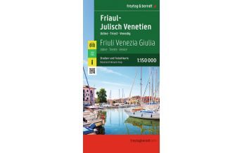 Road Maps Italy Friaul-Julisch Venetien, Straßen- und Freizeitkarte 1:150.000, freytag & berndt KOMPASS freytag & berndt