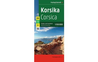 Straßenkarten Frankreich Korsika, Autokarte 1:150.000, freytag & berndt KOMPASS freytag & berndt