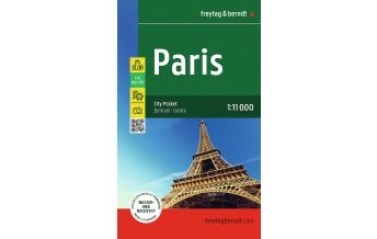 City Maps Paris, Stadtplan 1:11.000, freytag & berndt KOMPASS freytag & berndt