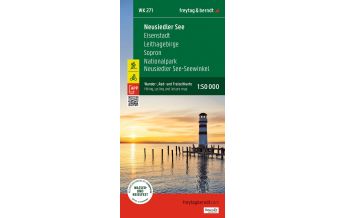 Wanderkarten Burgenland Neusiedler See, Wander-, Rad- und Freizeitkarte 1:50.000, freytag & berndt, WK 271 KOMPASS freytag & berndt