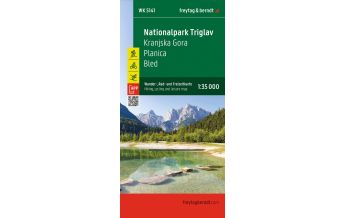 Hiking Maps Slovenia Nationalpark Triglav, Wander-, Rad- und Freizeitkarte 1:35.000, freytag & berndt, WK 5141 KOMPASS freytag & berndt