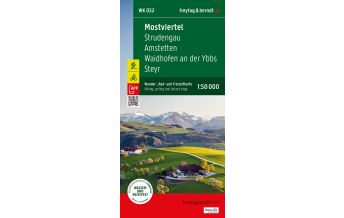 Hiking Maps Upper Austria Mostviertel, Wander-, Rad- und Freizeitkarte 1:50.000, freytag & berndt, WK 052 KOMPASS freytag & berndt