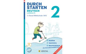 Durchstarten Deutsch 2. Klasse Mittelschule/AHS Lernhilfe Veritas Verlag