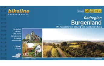 Radführer Österreich Bikeline Radtourenbuch Radregion Burgenland 1:75.000 Verlag Esterbauer GmbH