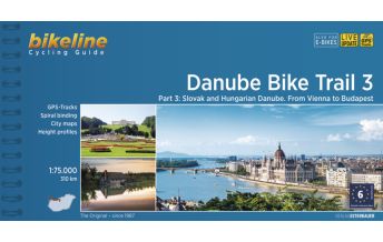 Radfernwege Europa Danube Bike Trail, Part 3: Slovakian and Hungarian Danube 1:75.000 Verlag Esterbauer GmbH
