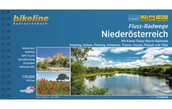 Radführer Österreich Bikeline Radtourenbuch Fluss-Radwege Niederösterreich 1:75.000 Verlag Esterbauer GmbH