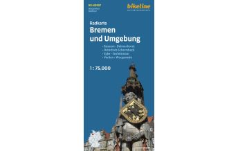 Cycling Maps Germany Bikeline-Radkarte RK-NDS07, Bremen und Umgebung 1:75.000 Verlag Esterbauer GmbH