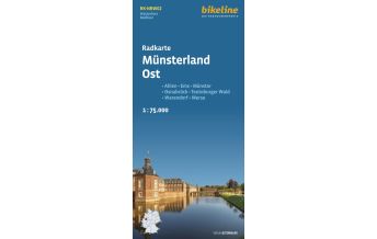Cycling Maps Germany Radkarte Münsterland Ost (RK-NRW02) Verlag Esterbauer GmbH