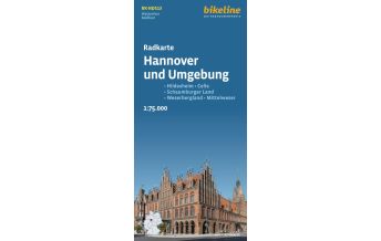 Radkarten Deutschland Radkarte Hannover und Umgebung (RK-NDS13) 1:75.000 Verlag Esterbauer GmbH