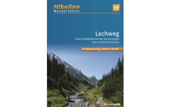 Weitwandern Hikeline-Wanderführer Lechweg 1:35.000 Verlag Esterbauer GmbH