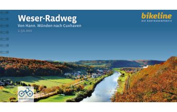 Radführer Deutschland Bikeline Radtourenbuch Weser-Radweg 1:50.000 Verlag Esterbauer GmbH