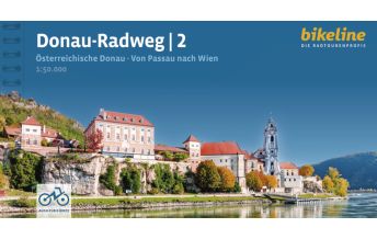 Cycling Guides Austria Bikeline Radtourenbuch Donau-Radweg, Band 2, 1:50.000 Verlag Esterbauer GmbH