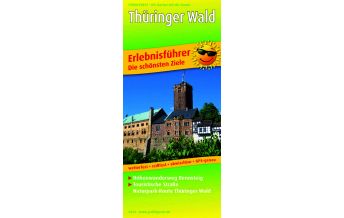Straßenkarten Thüringer Wald, Erlebnisführer und Karte 1:160.000 KOMPASS freytag & berndt