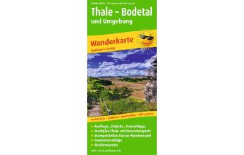 Thale - Bodetal und Umgebung, Wanderkarte 1:25.000 KOMPASS freytag & berndt