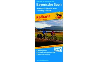 Radkarten Deutschland Radkarte 0103, Bayerische Seen 1:100.000 KOMPASS freytag & berndt