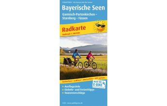 Cycling Maps Germany Radkarte 0103, Bayerische Seen 1:100.000 Freytag-Berndt und ARTARIA