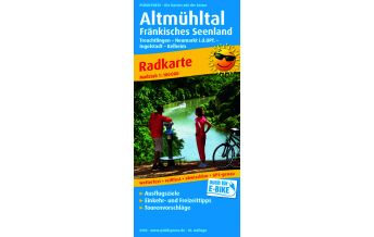 Altmühltal - Fränkisches Seenland, Radkarte 1:100.000 Freytag-Berndt und ARTARIA
