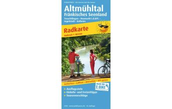 Cycling Maps Germany Altmühltal - Fränkisches Seenland, Radkarte 1:100.000 Freytag-Berndt und ARTARIA