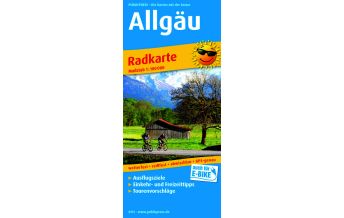 Radkarten Österreich Allgäu, Radkarte 1:100.000 KOMPASS freytag & berndt