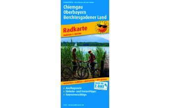Radkarten Österreich Chiemgau - Oberbayern - Berchtesgadener Land, Radkarte 1:100.000 KOMPASS freytag & berndt