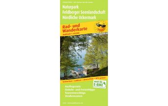 Radkarten Deutschland Naturpark Feldberger Seenlandschaft - Nördliche Uckermark, Rad- und Wanderkarte 1:60.000 KOMPASS freytag & berndt