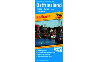 Radkarten Deutschland Ostfriesland, Radkarte 1:100.000 KOMPASS freytag & berndt