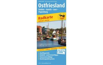 Cycling Maps Germany Ostfriesland, Radkarte 1:100.000 Freytag-Berndt und ARTARIA