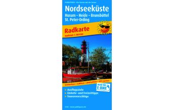 Radkarten Deutschland Nordseeküste, Radkarte 1:100.000 KOMPASS freytag & berndt