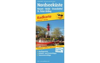 Radkarten Deutschland Nordseeküste, Radkarte 1:100.000 KOMPASS freytag & berndt