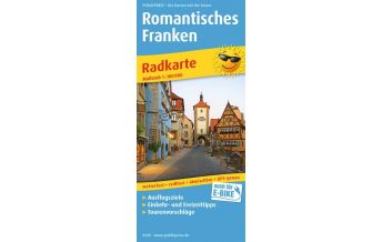 Radkarten Deutschland Romantisches Franken, Radkarte 1:100.000 KOMPASS freytag & berndt