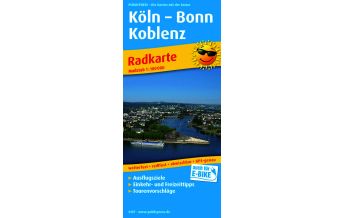 Radkarten Deutschland Köln - Bonn - Koblenz, Radkarte 1:100.000 KOMPASS freytag & berndt