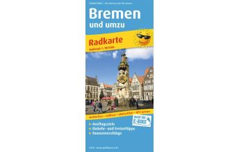 Radkarten Deutschland Bremen und umzu, Radkarte 1:100.000 KOMPASS freytag & berndt