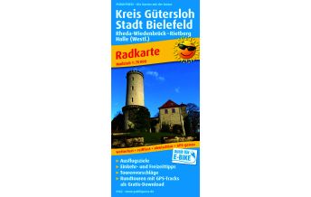Radkarten Deutschland Kreis Gütersloh - Stadt Bielefeld, Radkarte 1:75.000 KOMPASS freytag & berndt