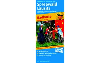 Radkarten Deutschland Spreewald - Lausitz, Radkarte 1:100.000 KOMPASS freytag & berndt