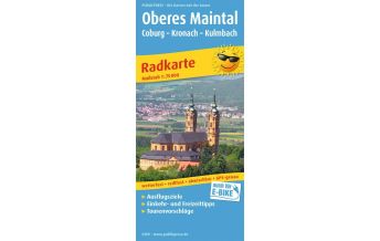 Radkarten Deutschland Oberes Maintal, Radkarte 1:75.000 KOMPASS freytag & berndt