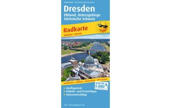 Radkarten Tschechien Dresden, Radkarte 1:100.000 KOMPASS freytag & berndt