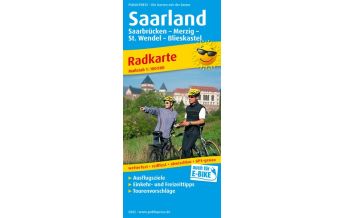 Radkarten Frankreich Saarland 1:100.000 Freytag-Berndt und ARTARIA