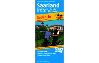 Radkarten Frankreich Saarland 1:100.000 KOMPASS freytag & berndt