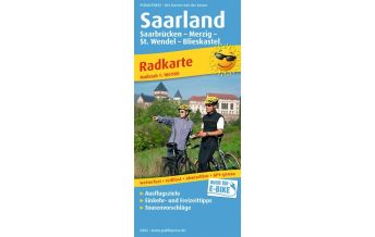 Radkarten Frankreich Saarland 1:100.000 KOMPASS freytag & berndt