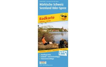 Radkarten Deutschland Radkarte 0208, Märkische Schweiz - Seenland Oder-Spree 1:100.000 KOMPASS freytag & berndt
